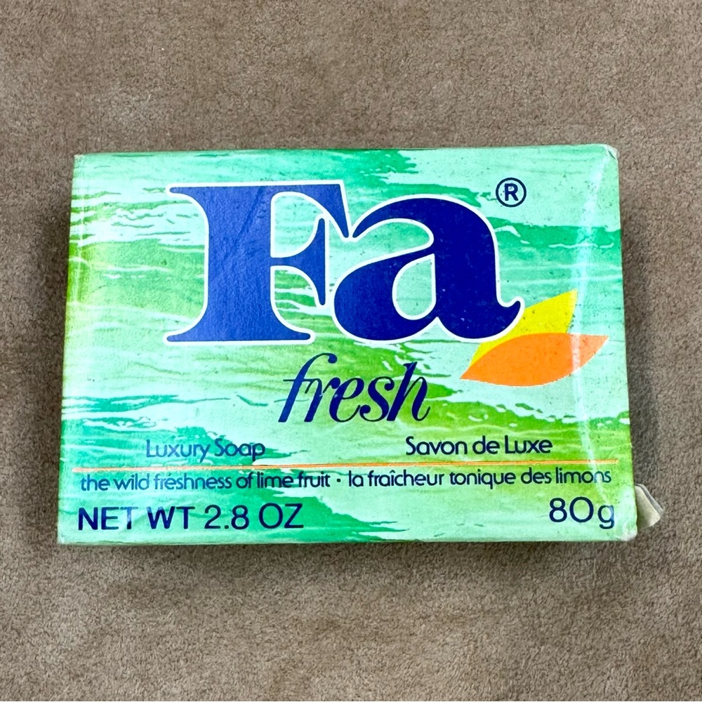 VTG Fa Fresh Luxury Bar Soap Wild Lime Made in West Germany 2.8 oz Vintage - Picture 1 of 2